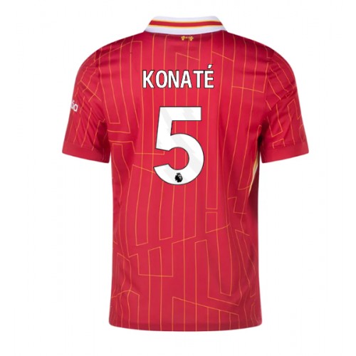 Fotbalové Dres Liverpool Ibrahima Konate #5 Domácí 2024-25 Krátký Rukáv